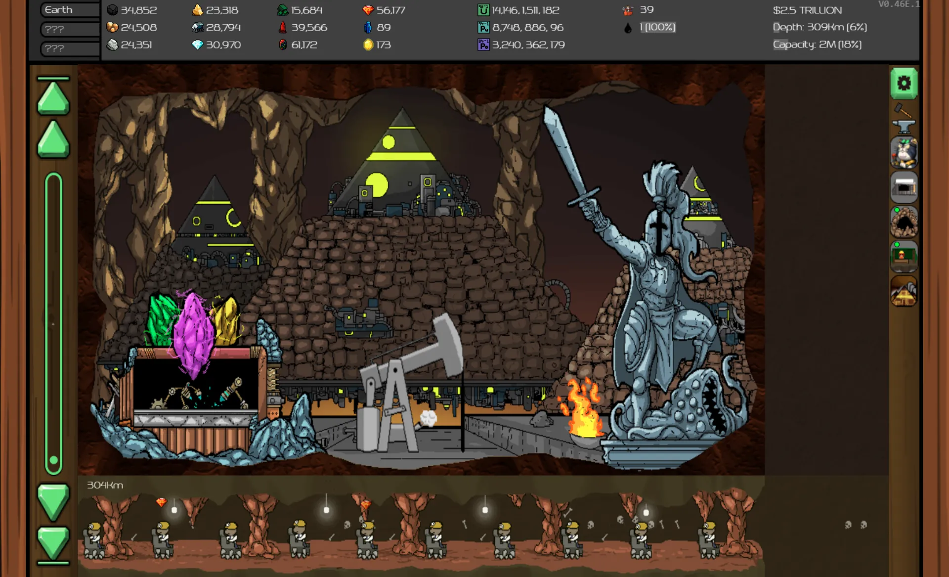 Discover treasures underground